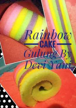 RAINBOW Cake Kukus