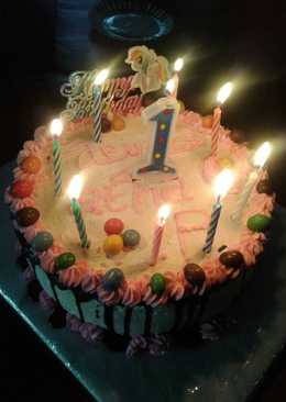 Birthday cake simple #beranibaking