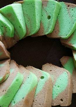 Chiffon Putih telur Coklat Pandan