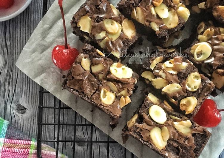 gambar untuk resep makanan Fudgy Brownie