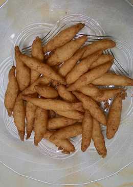 telor gabus nasi keju