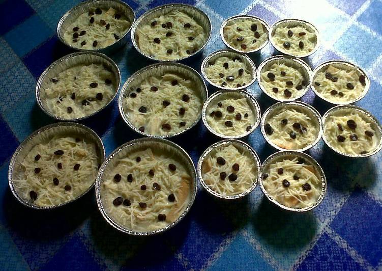 resep lengkap untuk Puding Roti Panggang