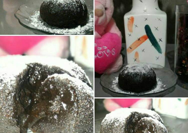 cara membuat Choco Lava Cake (mudah, murah, cepat, nikmat)