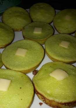 Kue lumpur pandan keju