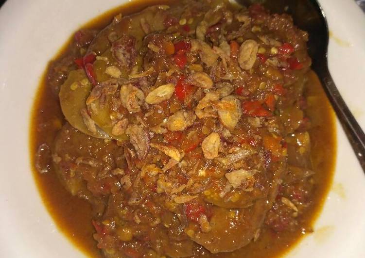 Resep Semur jengkol pedas nampol?? Dari Aning Hadi Iksan