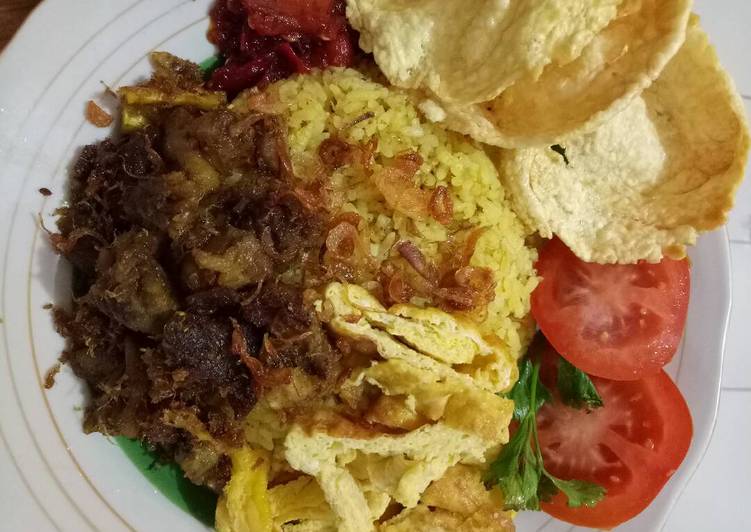 resep lengkap untuk Nasi Kebuli Magiccom