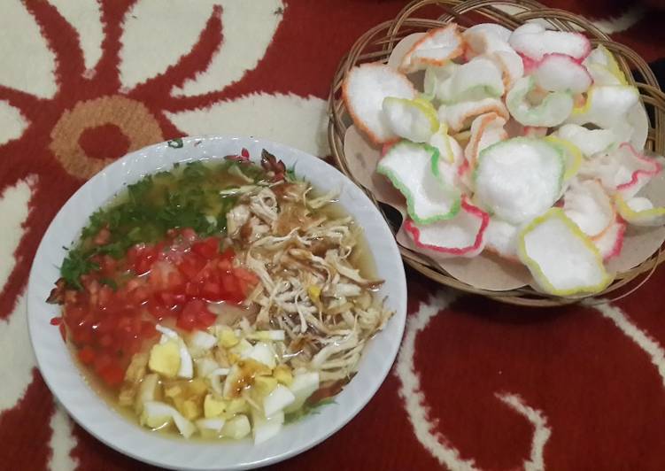 bahan dan cara membuat Bubur ayam kuah kaldu