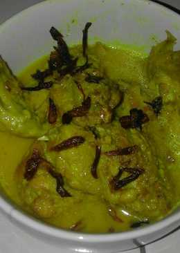 Sayap ayam sayur kuning