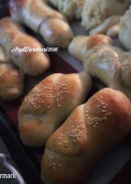 Overnight soft bun (banana choco bread)