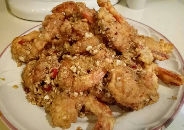 Resep Udang goreng telur asin - irine