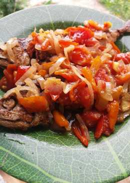 Peda Tumis Bawang Bombay Pedas