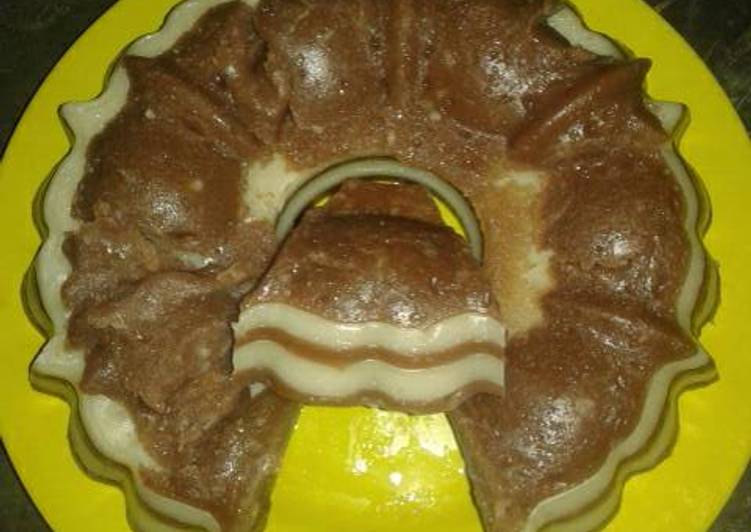 resep makanan Kue Lapis Susu Coklat