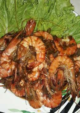 Udang goreng mentega simple