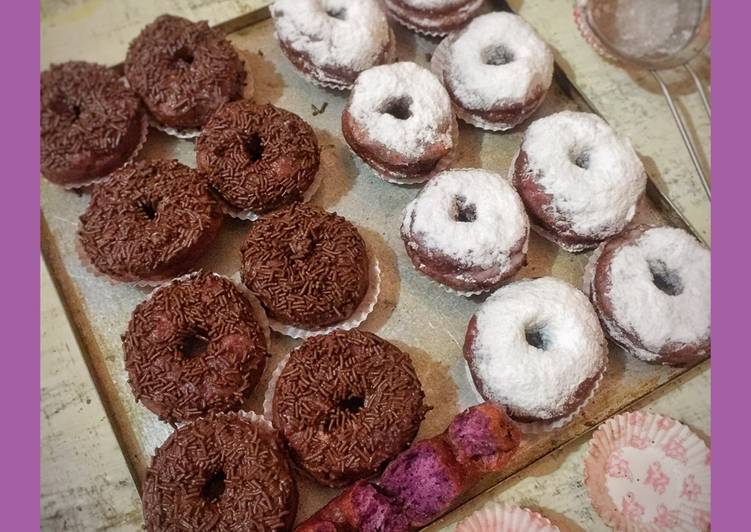 resep masakan Donut ubi ungu