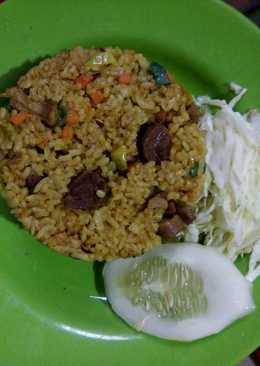 Nasi goreng kari kambing