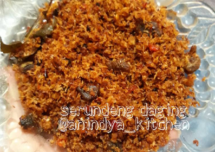 Serundeng daging pedas manis