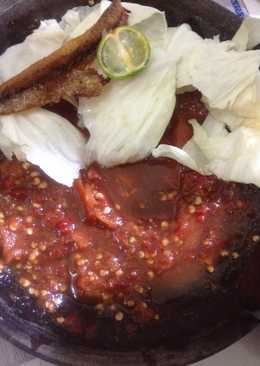 Ikan asin sambal terasi