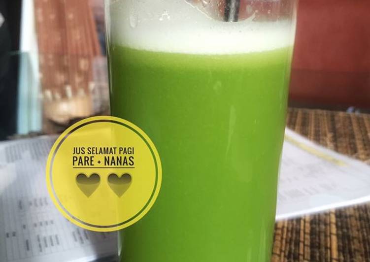 resep makanan Jus Pare Nanas #jussehat