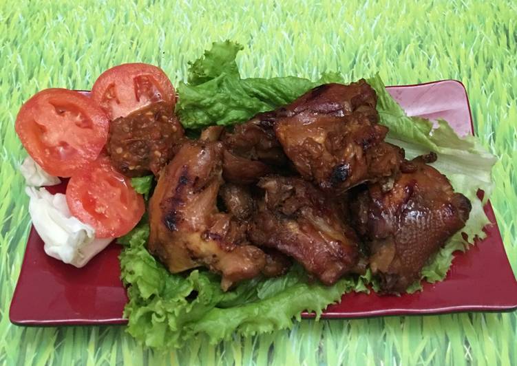 resep lengkap untuk Ayam bakar happycall