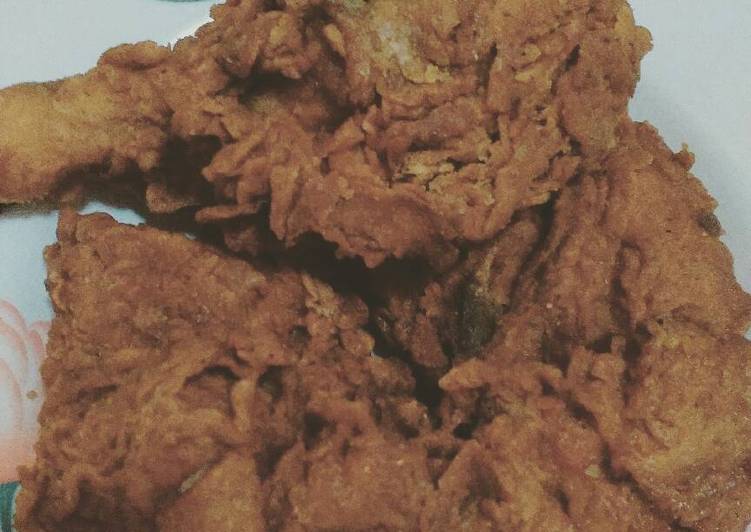 resep lengkap untuk Ayam goreng ala kfc mudah