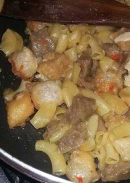 Seblak makroni siomay