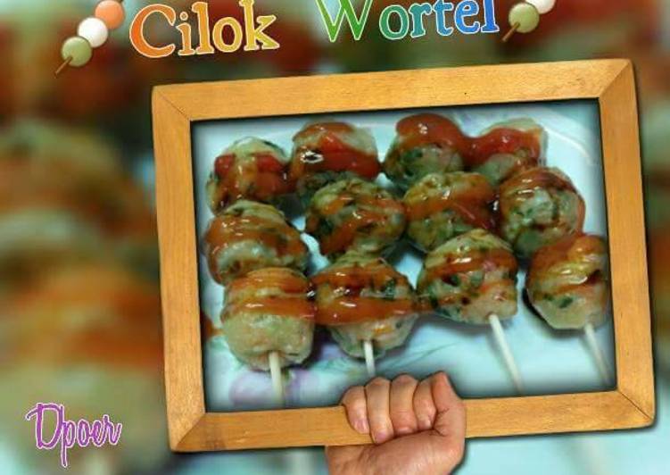 resep masakan CILOK Wortel Sehat isi Telor Bunda Ecy