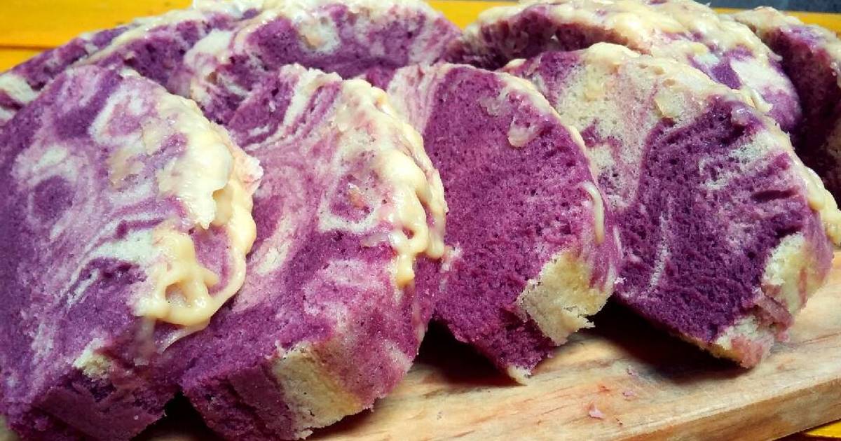 Resep Purple Cheesse Cake Moist