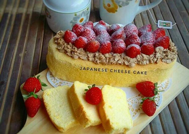 gambar untuk cara membuat Japanese Cheese Cake
