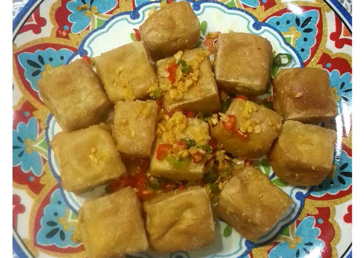 Resep Tahu goreng cabe garam By Anastasia Aileen