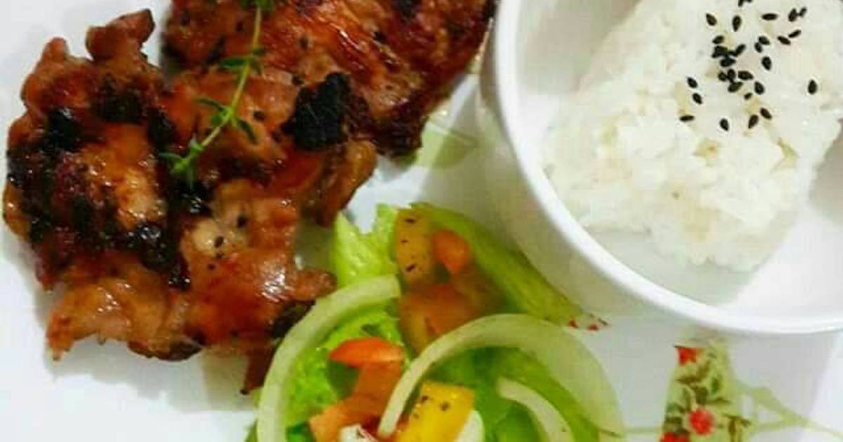 Resep Steak Ayam Teriyaki ala Novhiesnotes