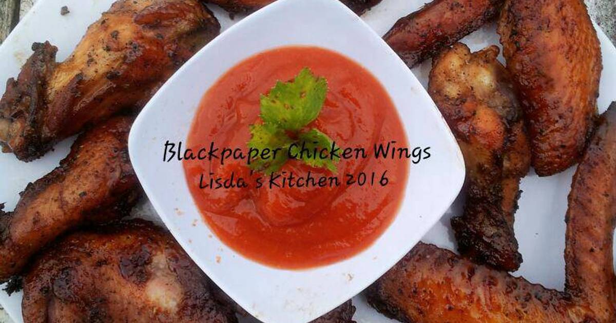 Resep Blackpepper Chicken Wings ala Lisda Trijianto