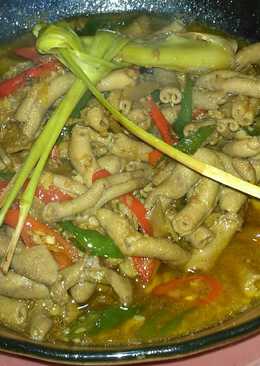 Tumis Usus berkuah