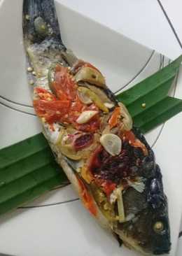 Pepes ikan mas bumbu iris bumbu 5