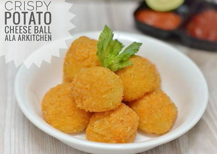 cara membuat 14. Potato Cheese Ball ala ArKitchen