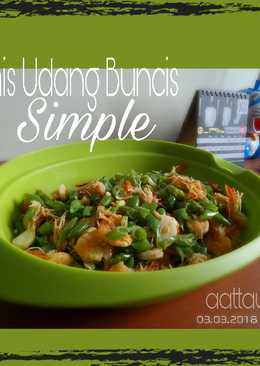 Tumis Udang Buncis Simple