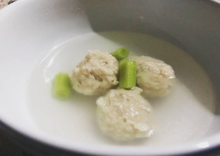 Resep Bakso ayam udang