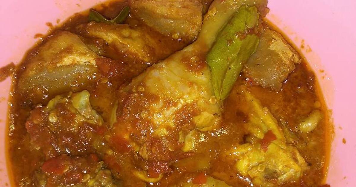 Resep Ayam bumbu merah ala agustin echa