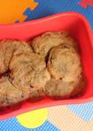 Cemilan anak banana soft cookies