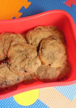 Cemilan anak banana soft cookies