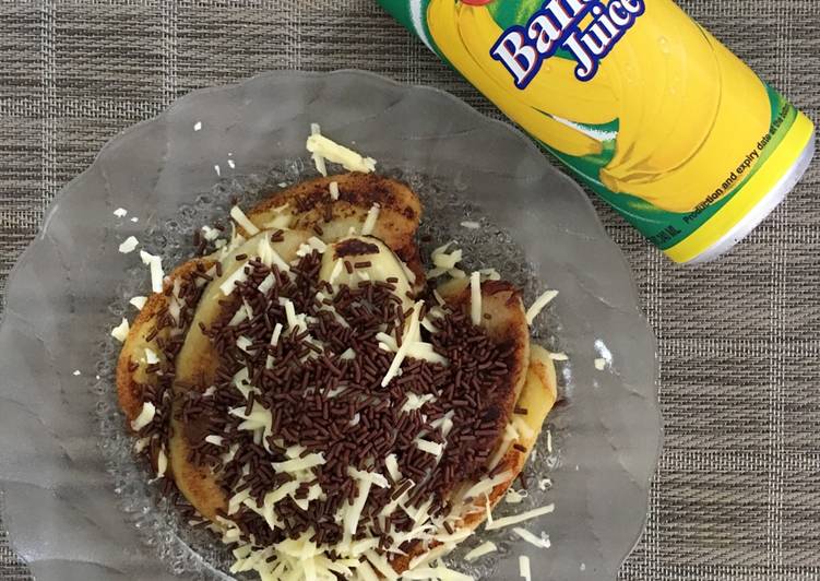 resep Pisang Bakar Coklat Keju