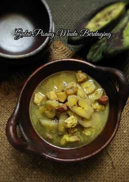 Gulai Pisang Muda Berdaging