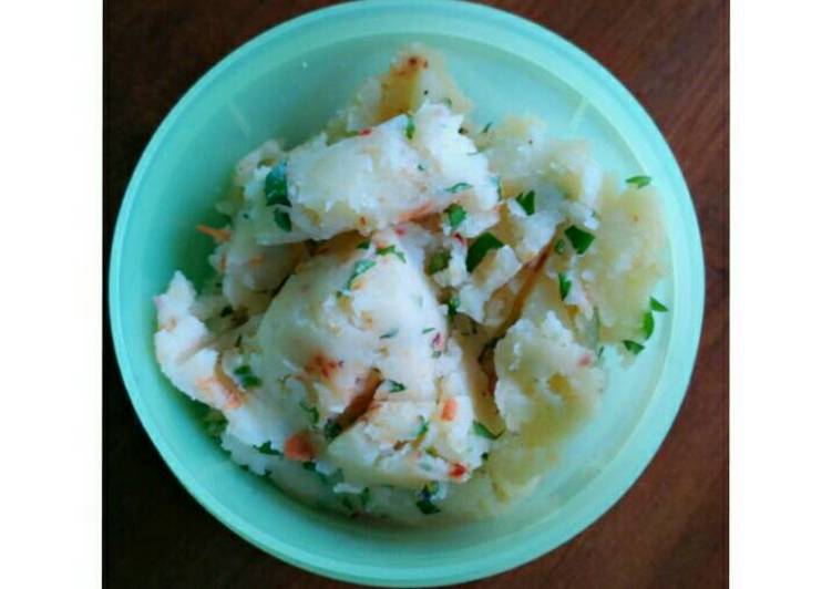 resep masakan Mashed potato bon cabe