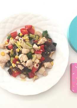 Tumis Ayam Jamur