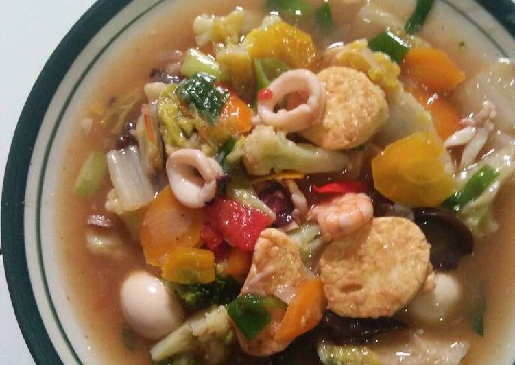 gambar untuk resep makanan Sapo tahu seafood