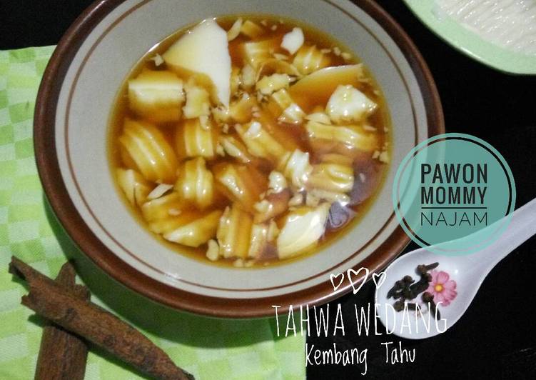 gambar untuk resep makanan Wedang Kembang Tahu (Tahwa)