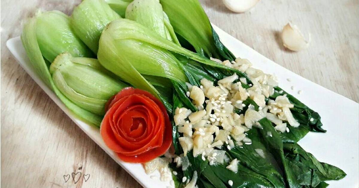  Resep  Pokcoy Bawang Putih  Ala  resto  recookmantenelise 