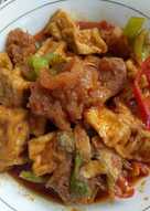 Sambal goreng krecek dan tahu