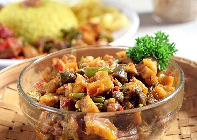 resep Sambal Goreng Hati Kentang dan Buncis