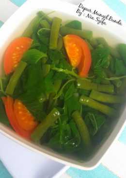 Sayur Bening Bayam & Kacang Panjang