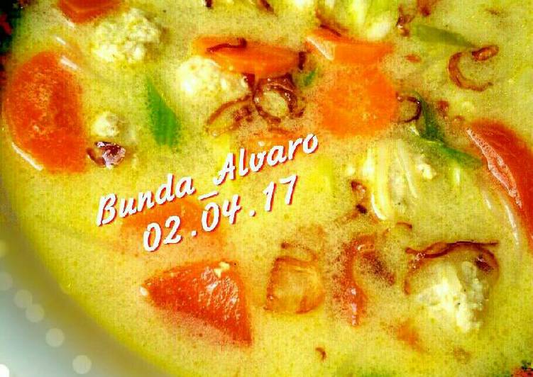 Resep Bola Daging Sayur Kari Oleh Bunda Alvaro